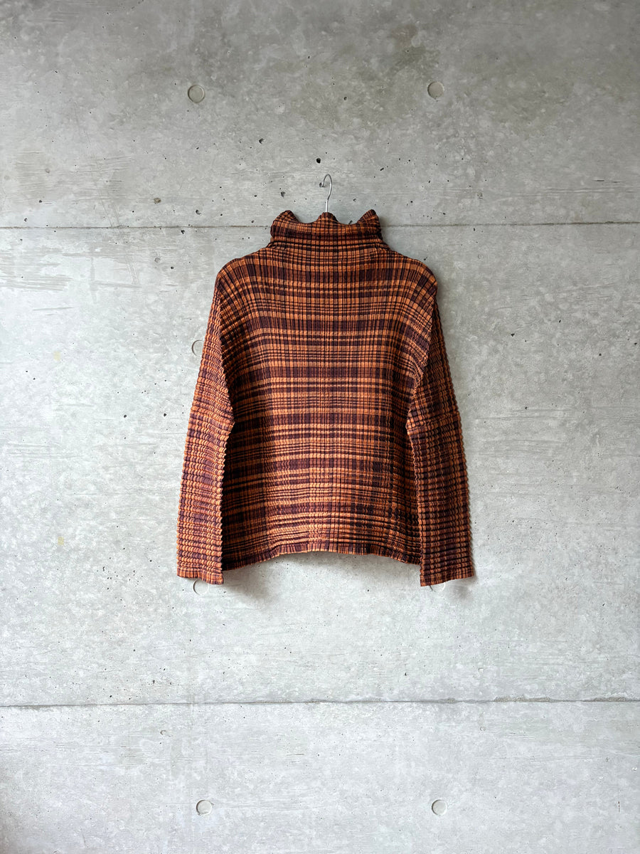 Women's Tartan Blouse, back view
