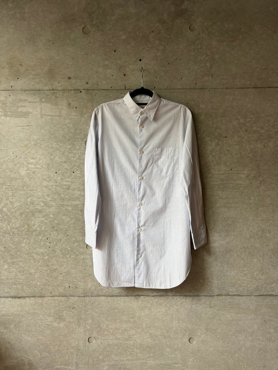 Women's Open Back Striped Shirt