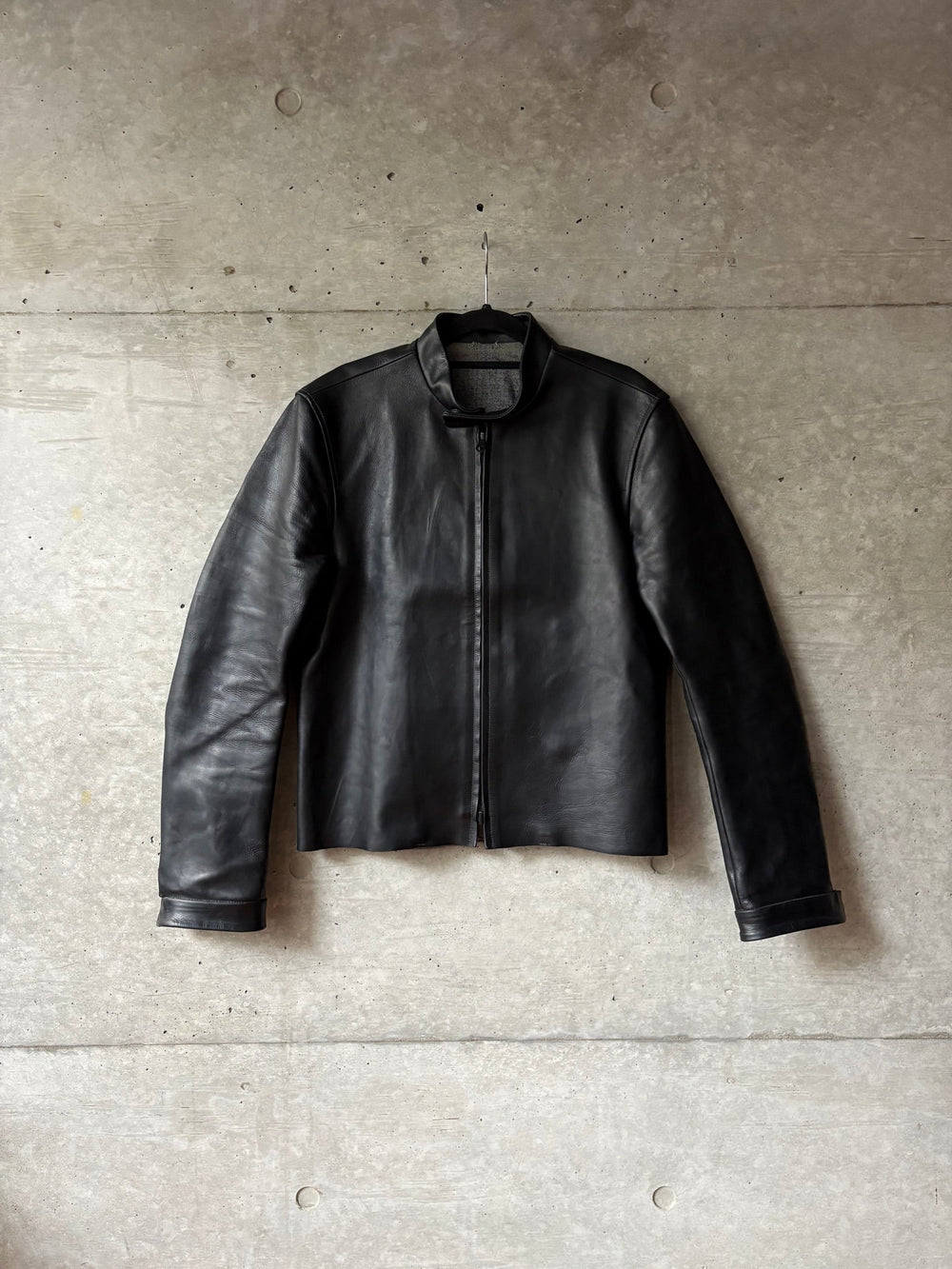 Carpe Diem Horse Leather Black Rider Jacket