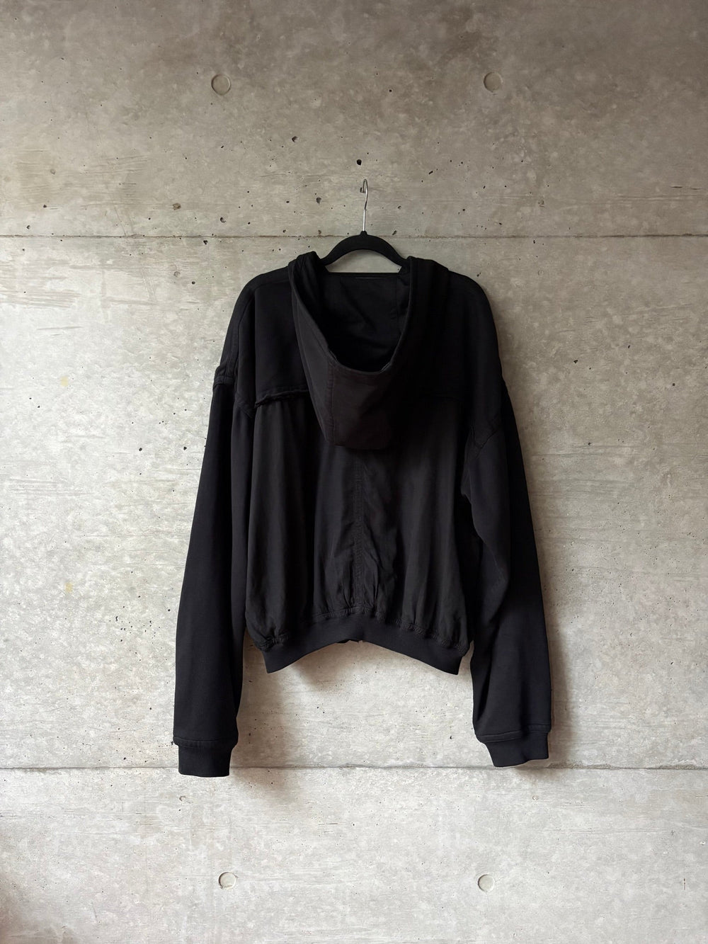 Haider Ackermann Distressed Hem Zip Hoodie