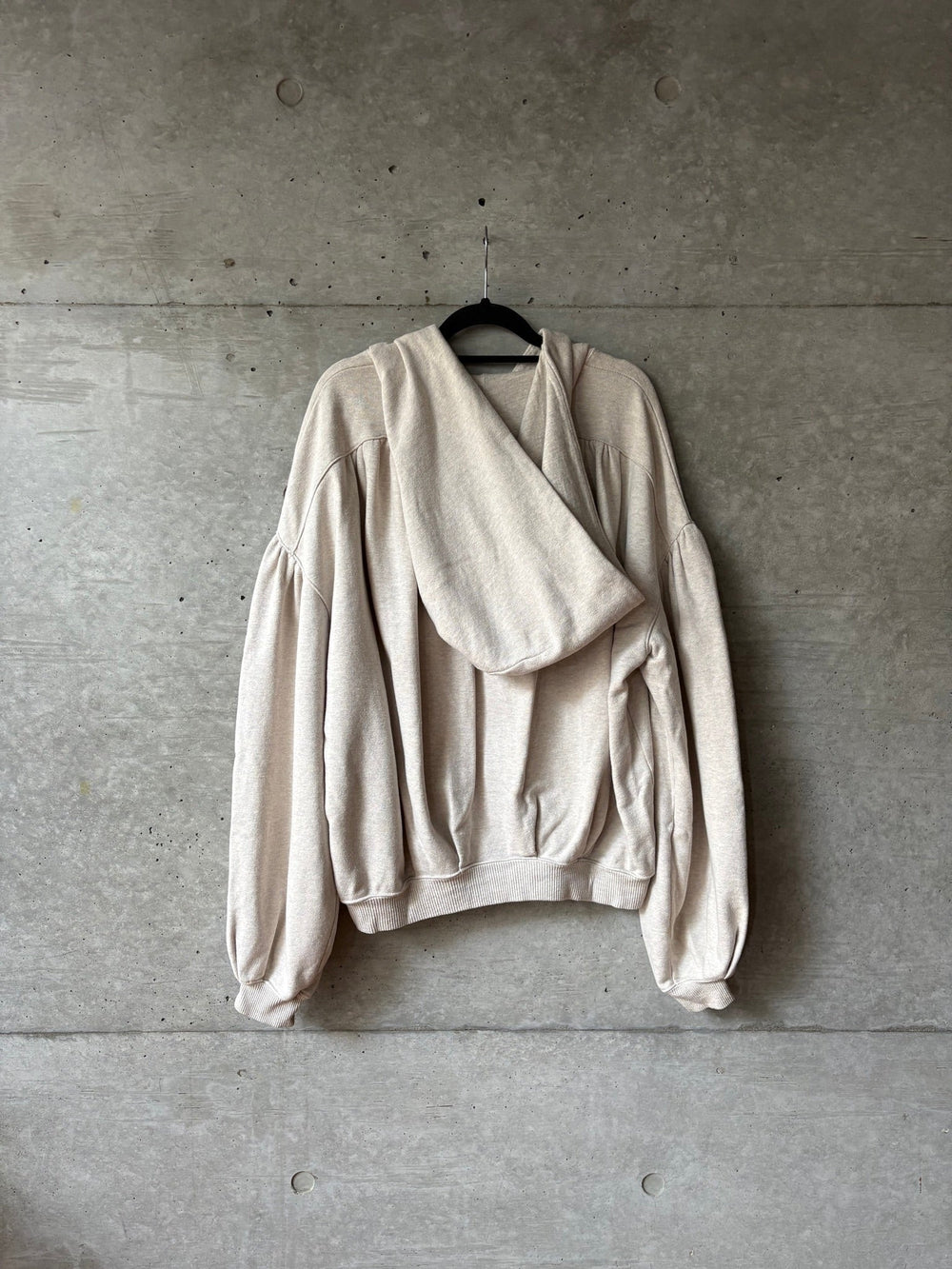 Kapital Grey Cropped Oversized Hoodie