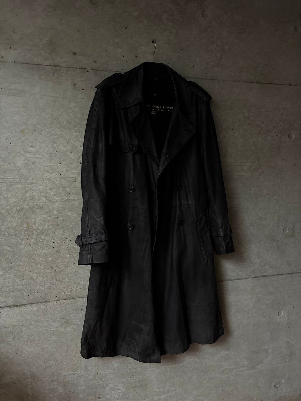 Isaac Sellam Experience Leather Trench Jacket