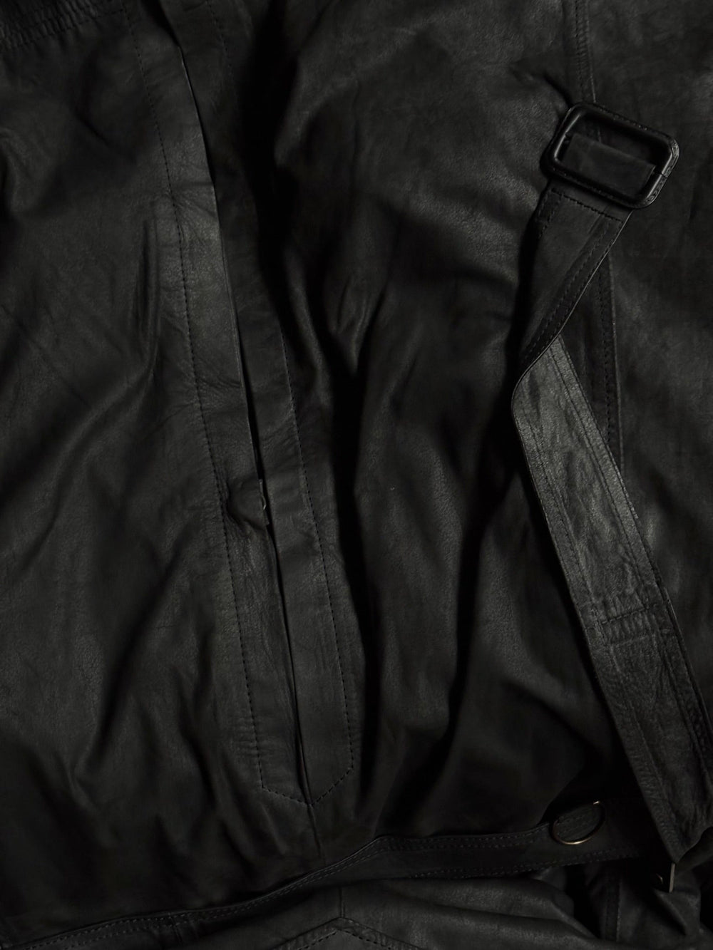 Isaac Sellam Experience Leather Trench Jacket