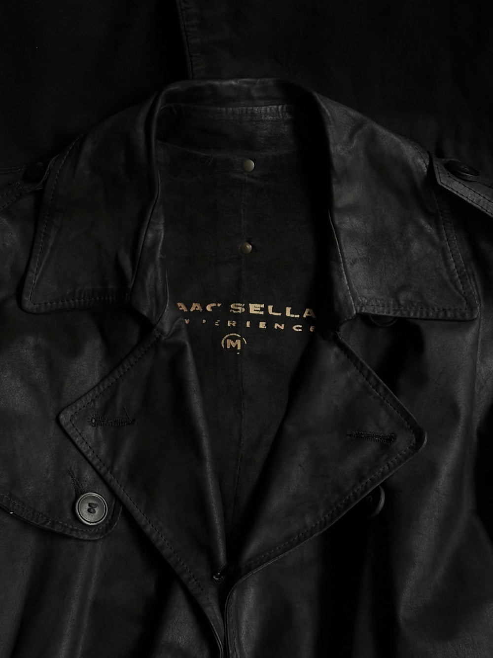 Isaac Sellam Experience Leather Trench Jacket