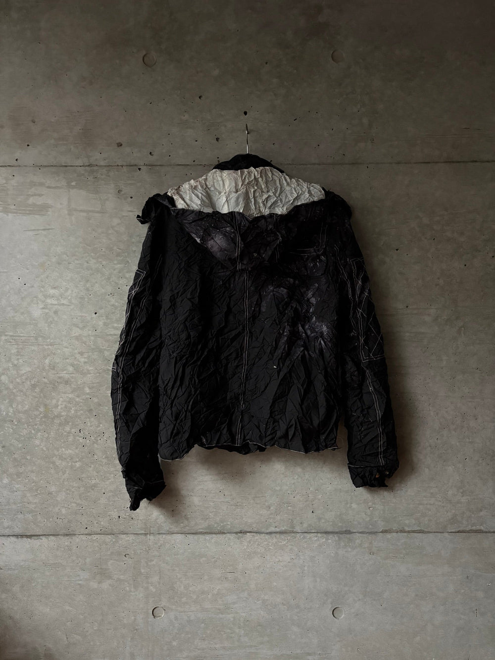Kanghyuk Wrinkled Airbag Aviator Jacket