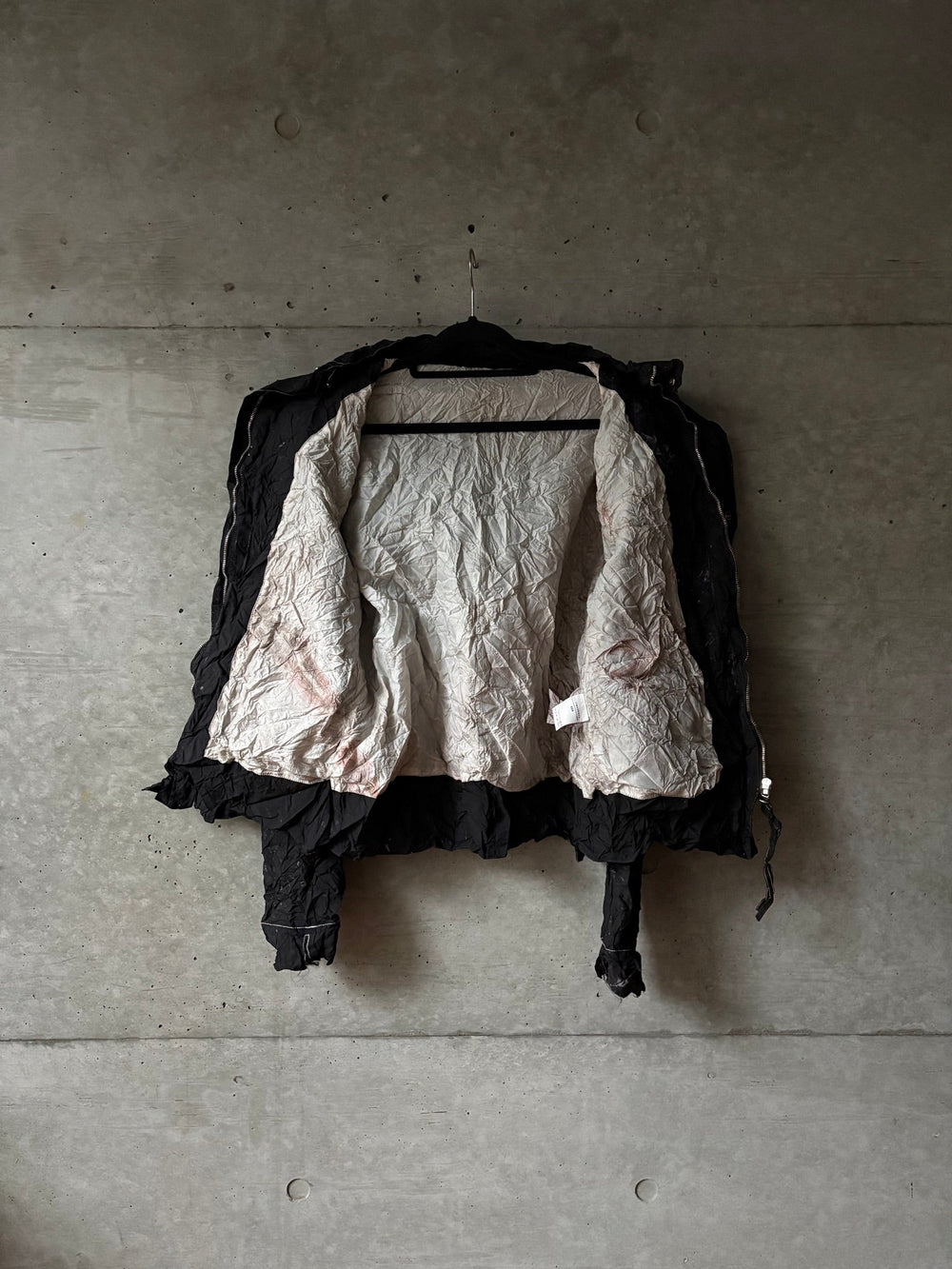 Kanghyuk Wrinkled Airbag Aviator Jacket