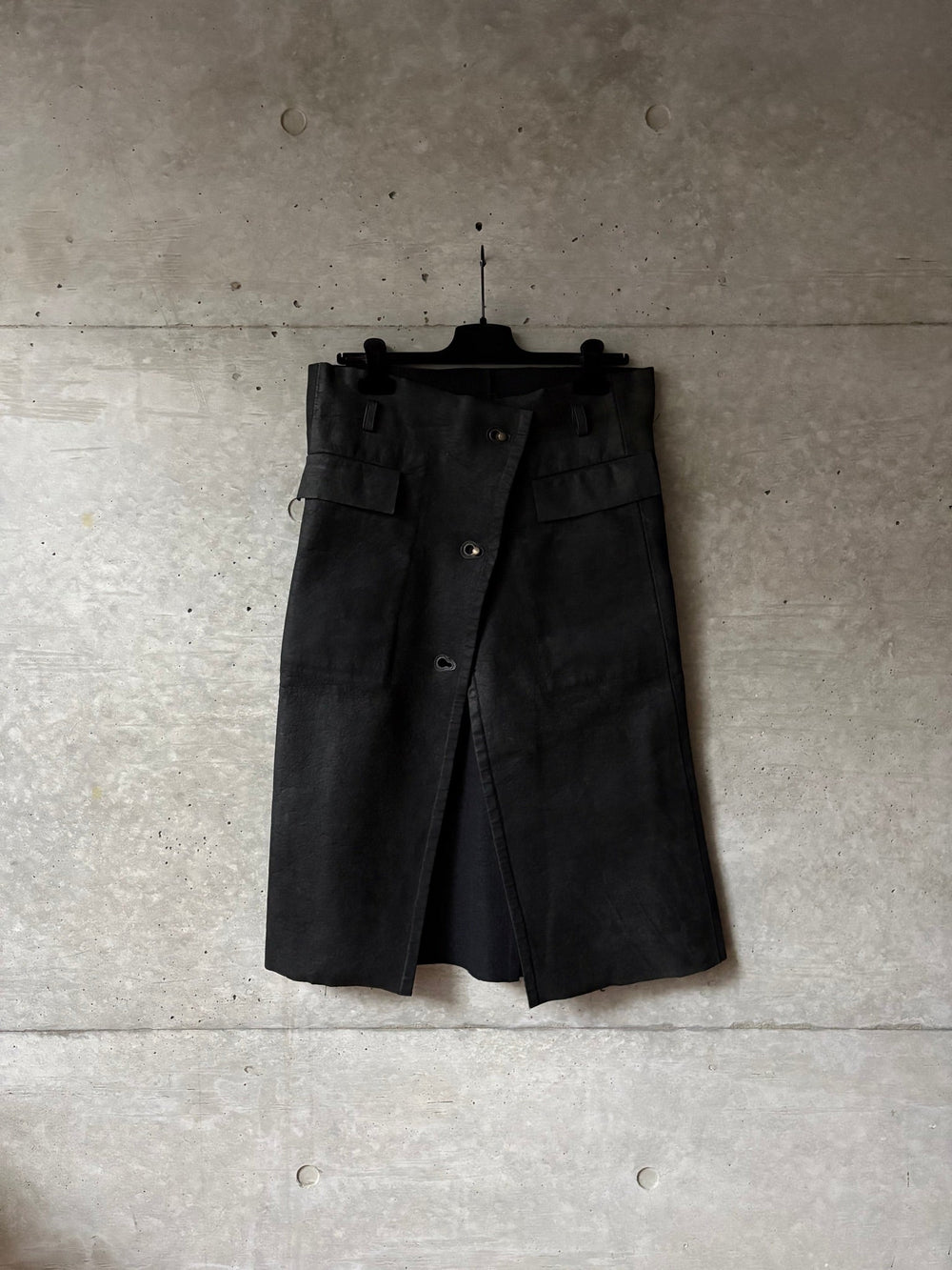 Isaac Sellam Experience Leather Open Skirt