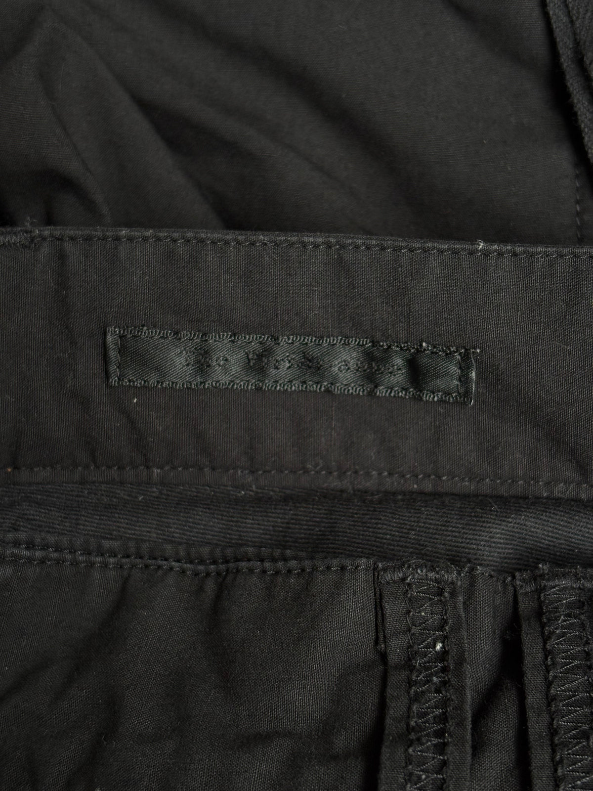 Deconstructed Asymmetric Cotton/Linen Shorts