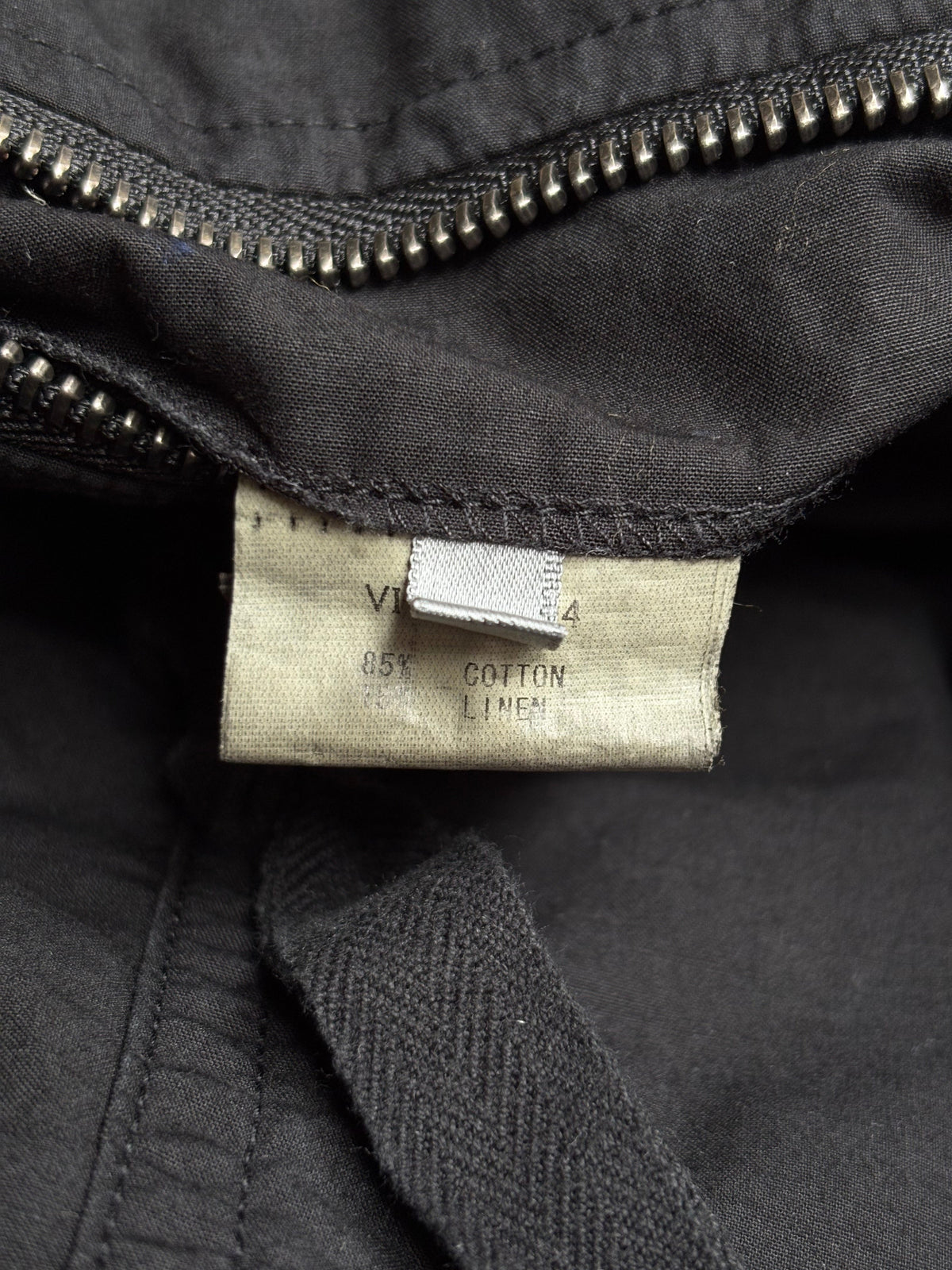 Deconstructed Asymmetric Cotton/Linen Shorts