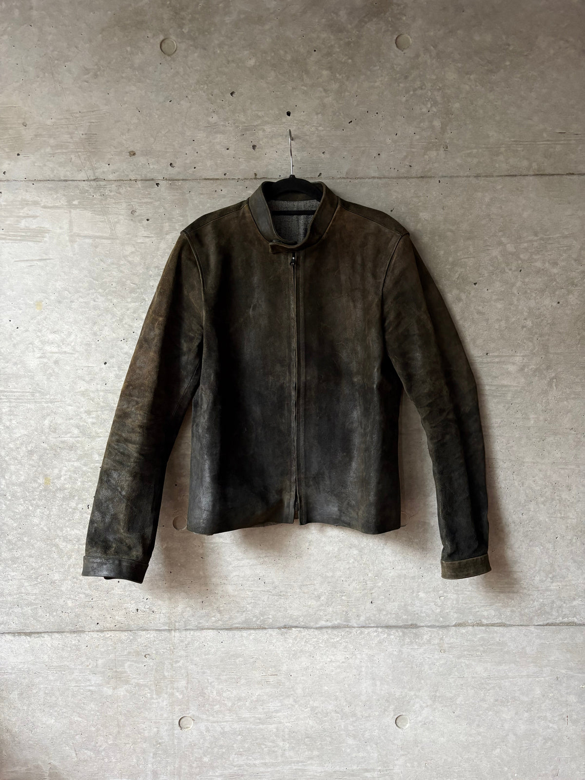 Horse Leather Brown Biker Jacket