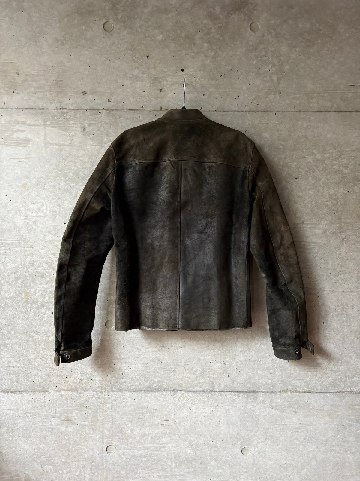 Horse Leather Brown Biker Jacket