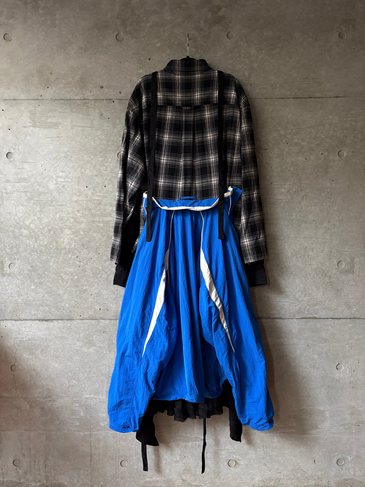 Patched Layered Dress