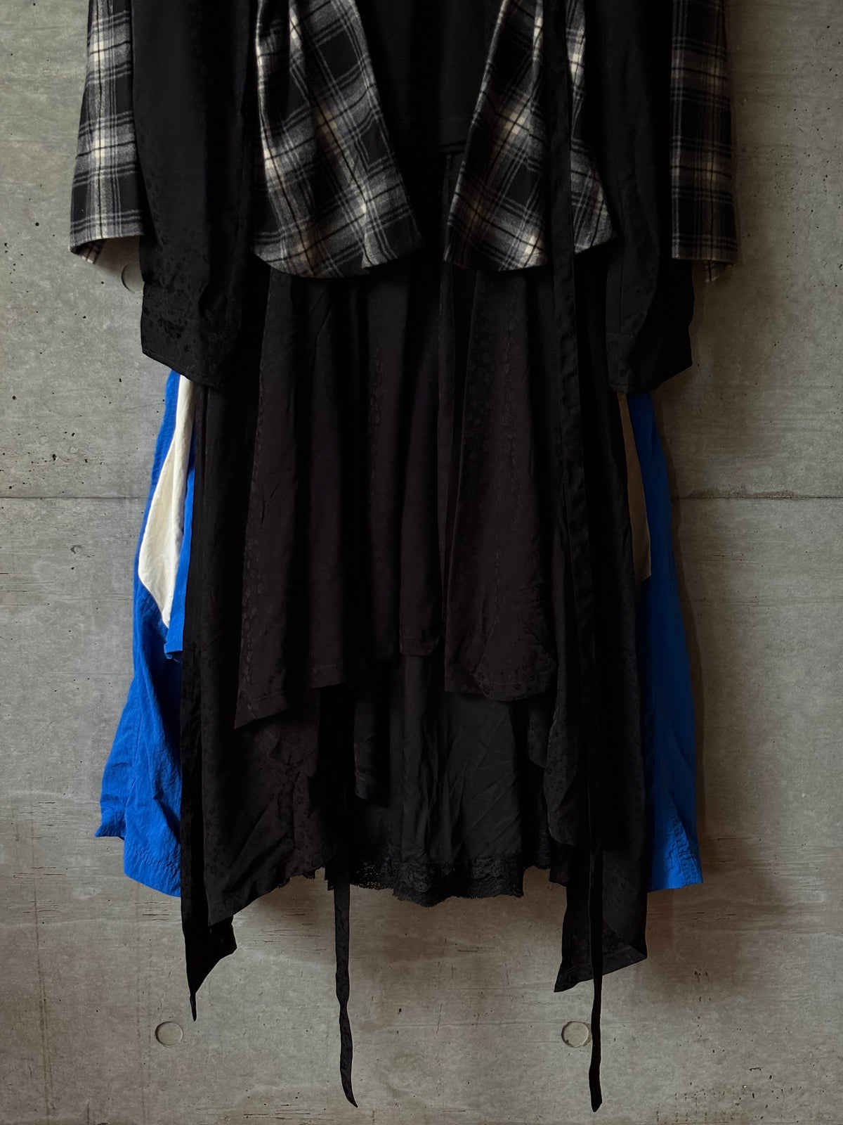 Patched Layered Dress