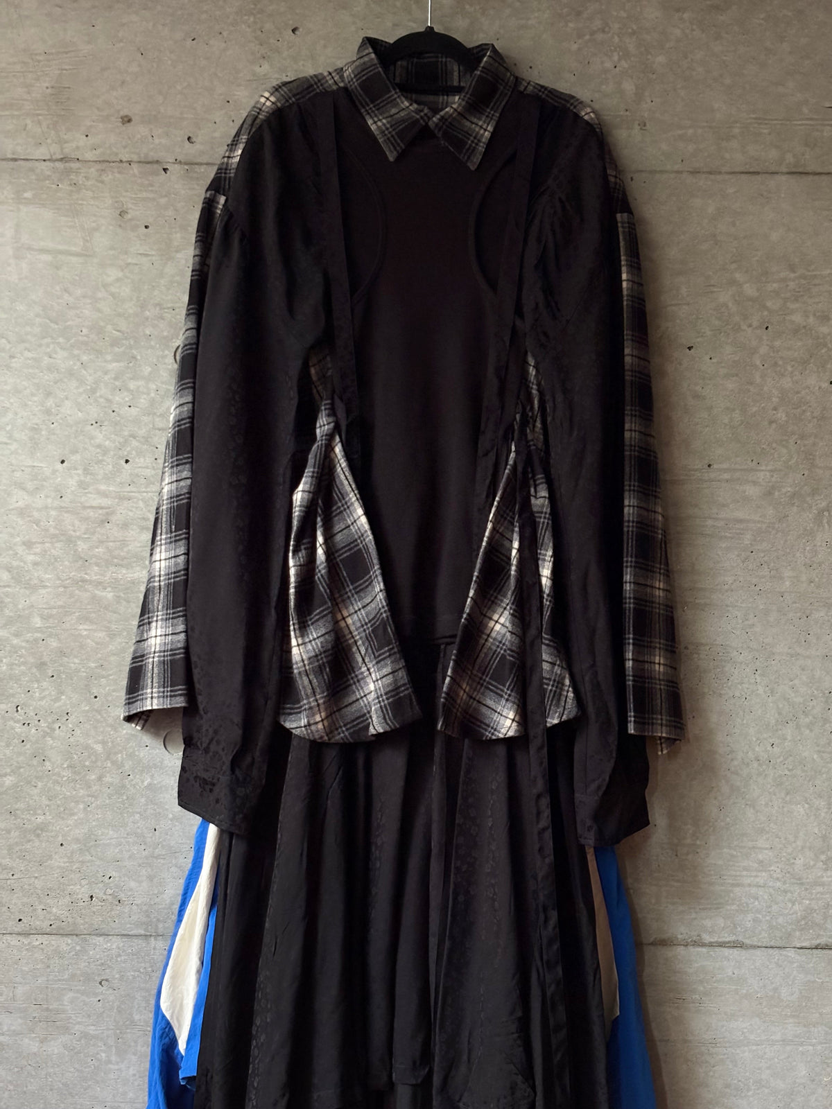Patched Layered Dress