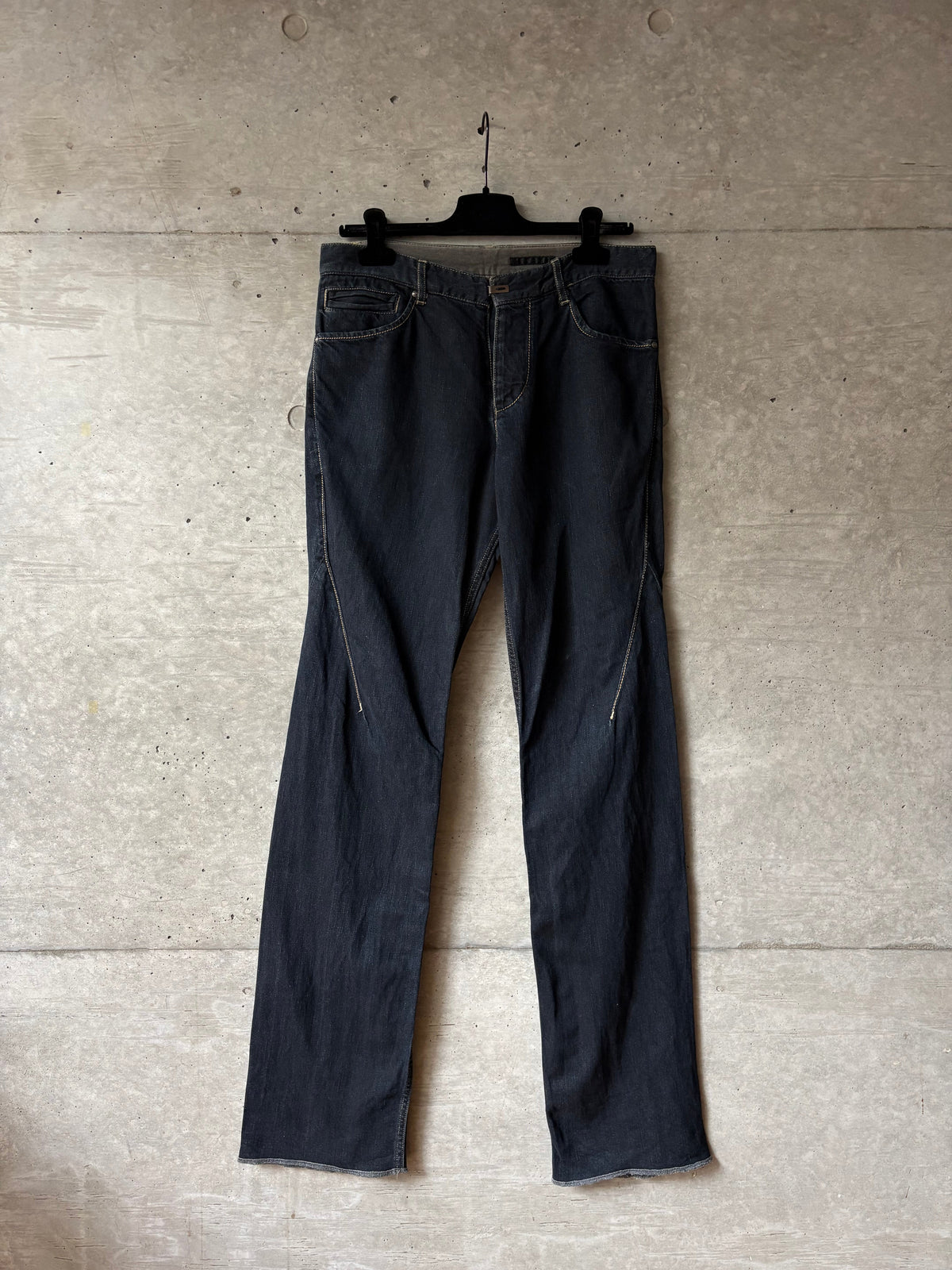 Indigo Long Flare Denim Pants