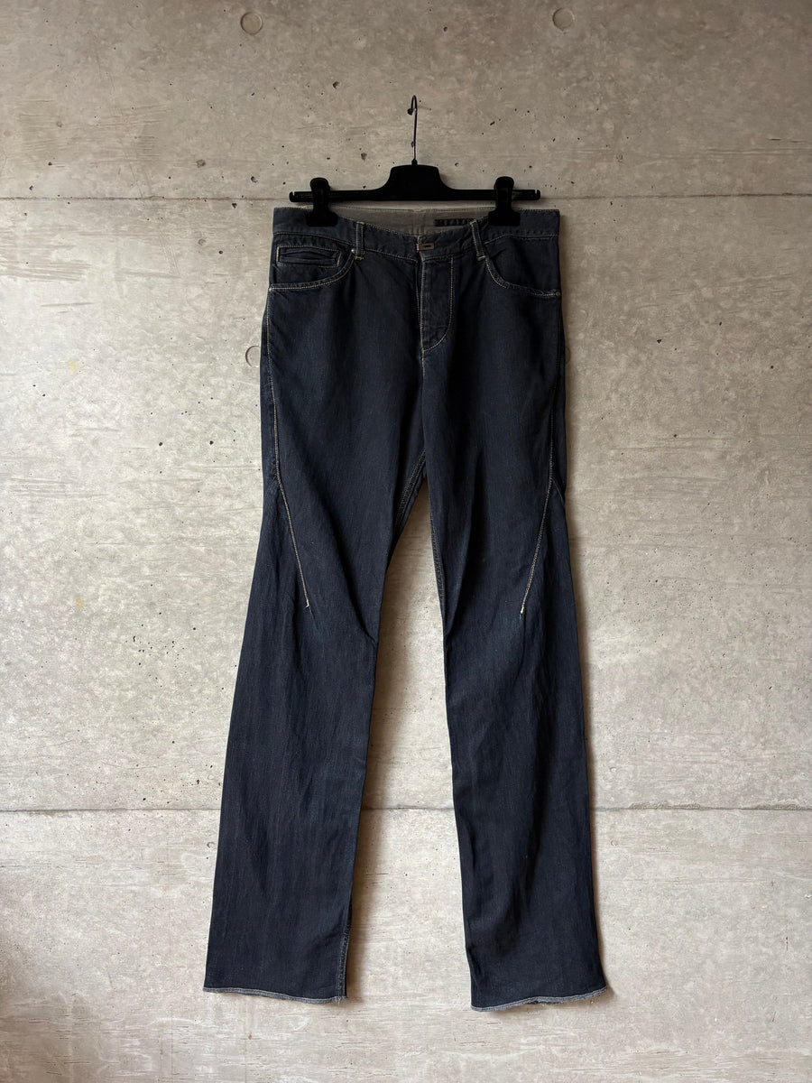 Indigo Long Flare Denim Pants