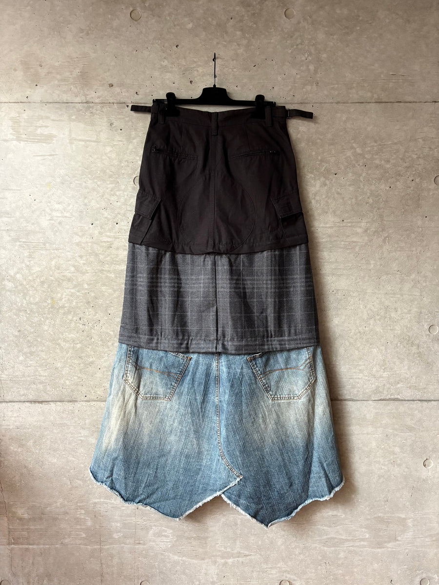 Women's Triple Layer Skirt, back view