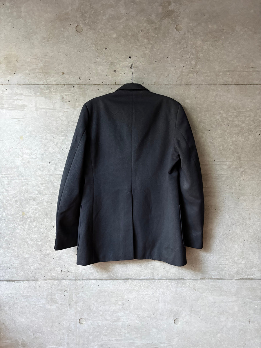 99' Black Handpainted Jacket, back view