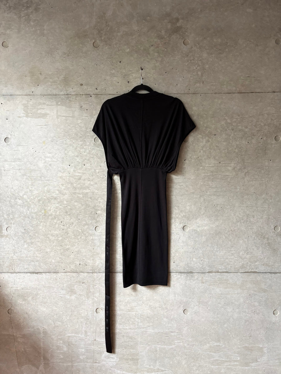 Women's Black Dress, back view
