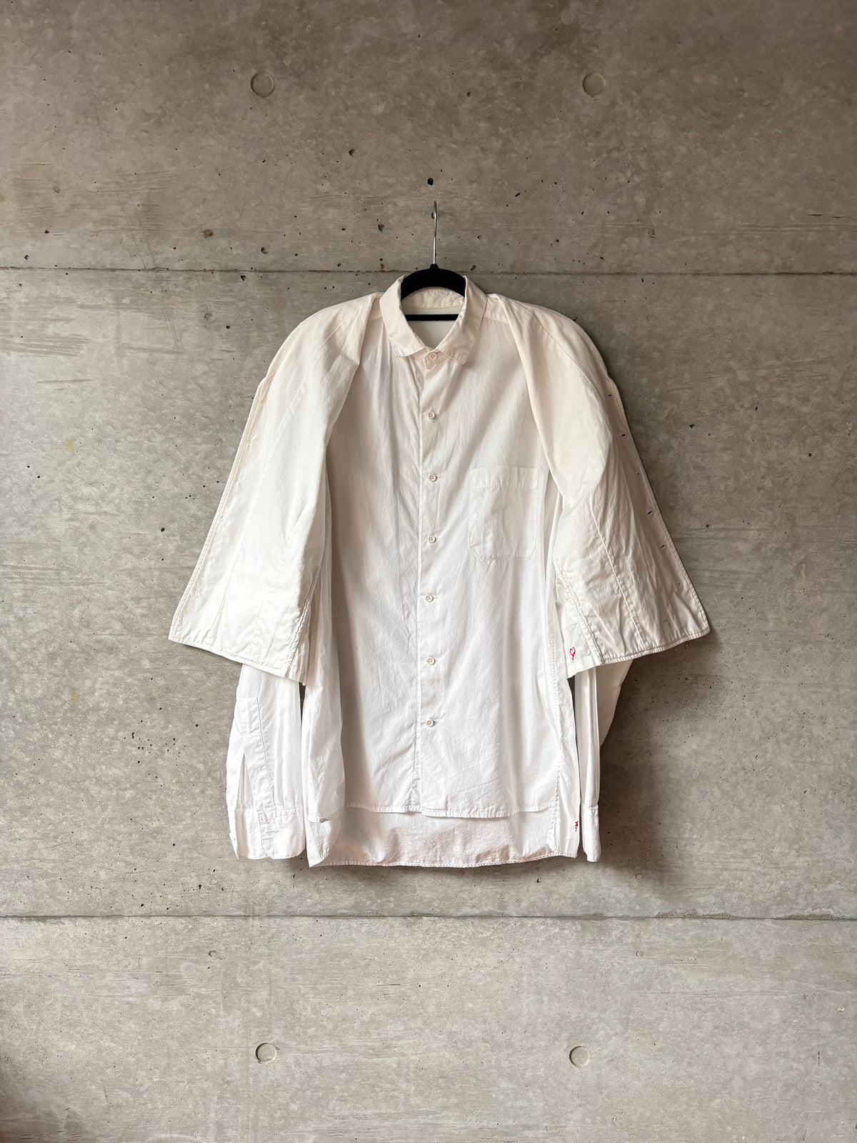 White Cotton L/S Shirt