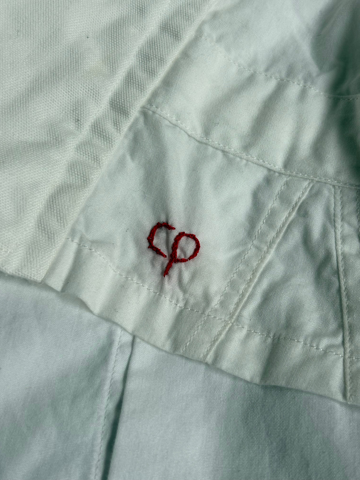 White Cotton L/S Shirt