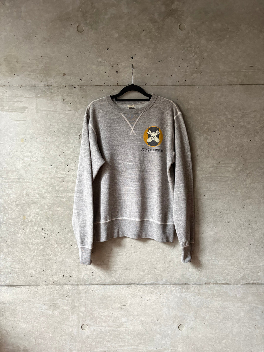 Grey Army Print Sweatshirt
