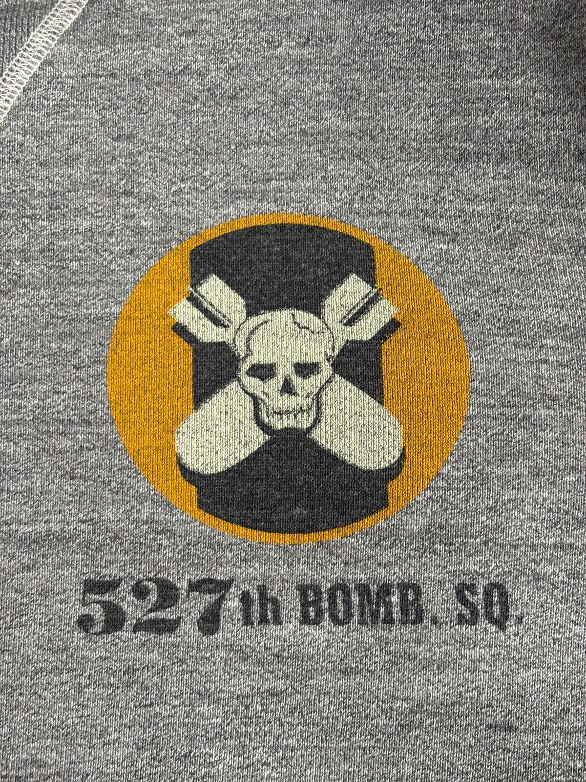 Grey Army Print Sweatshirt