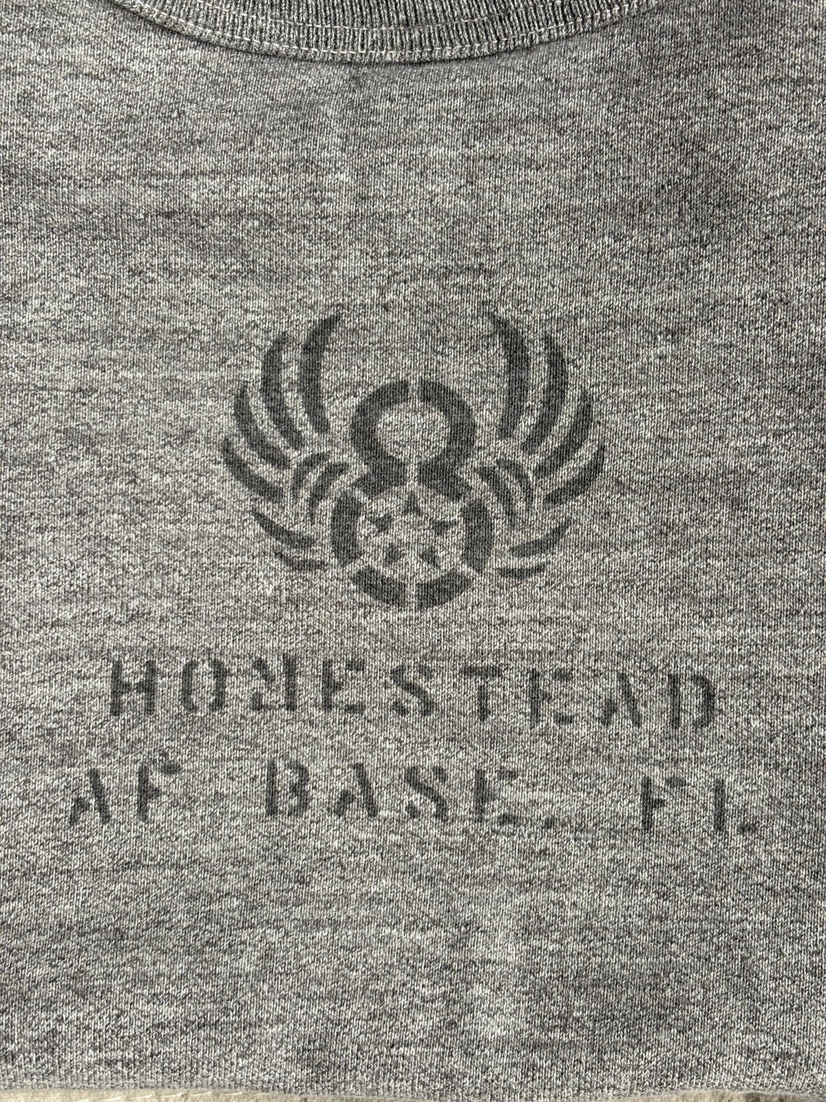 Grey Army Print Sweatshirt