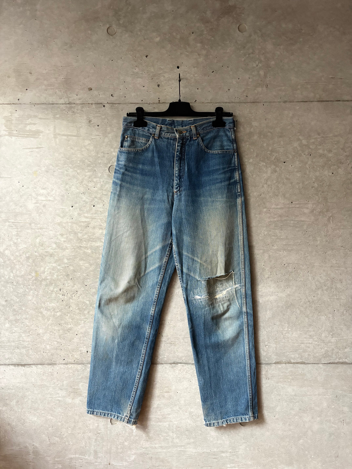 Distressed Denim Pants
