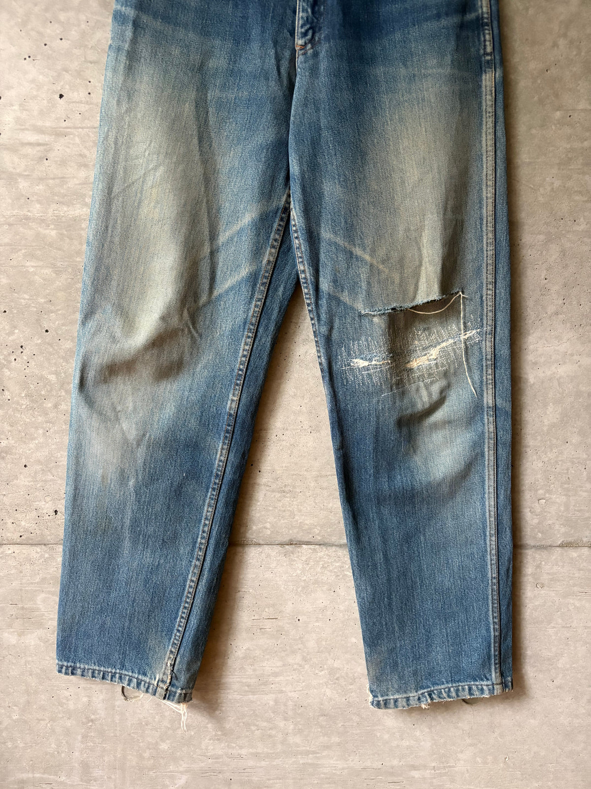 Distressed Denim Pants