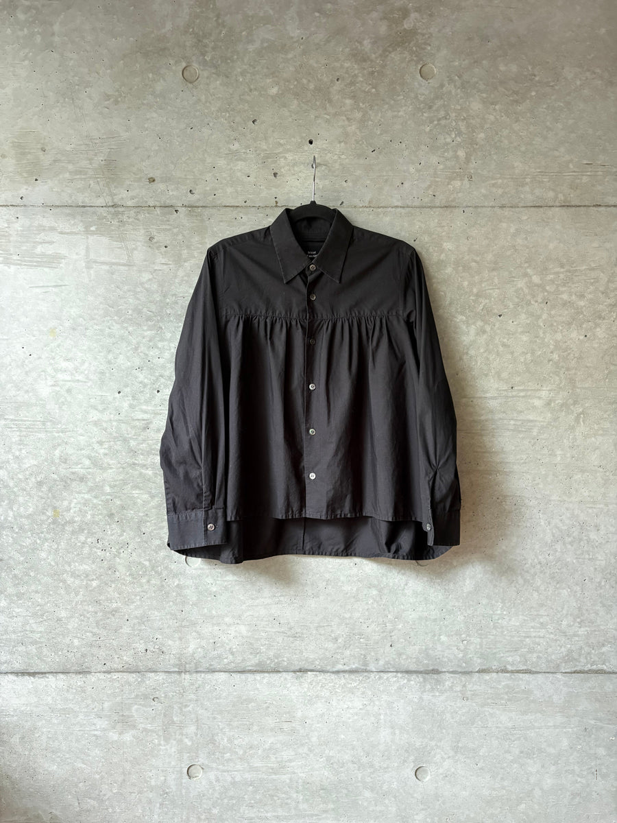 Women's Black Cotton Shirt