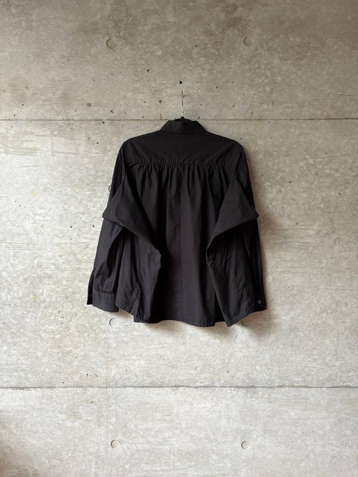 Women's Black Cotton Shirt
