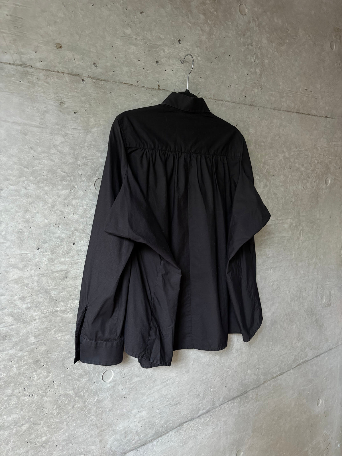 Women's Black Cotton Shirt