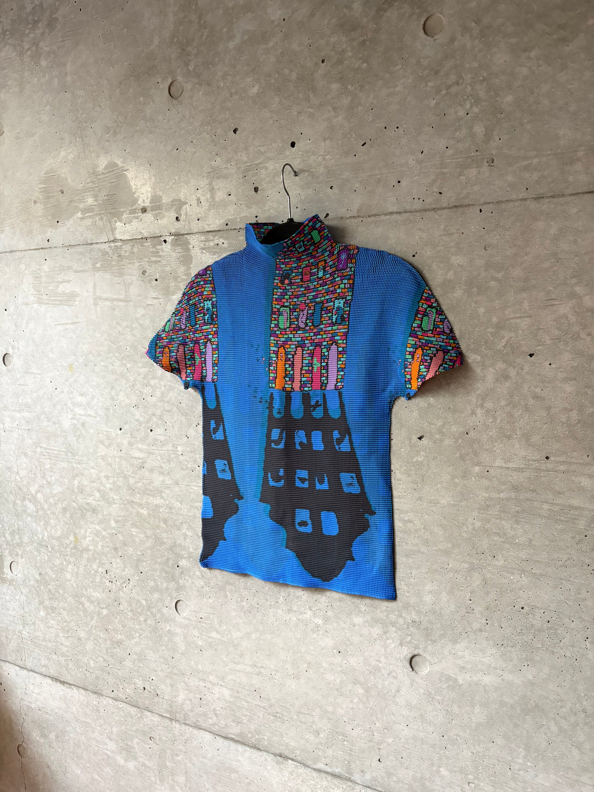 Women's Blue Printed Top
