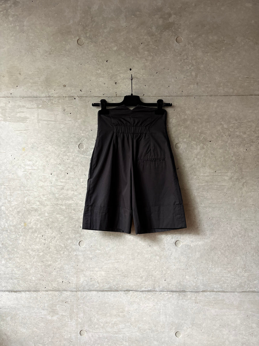 Women's High Waisted Shorts, back view