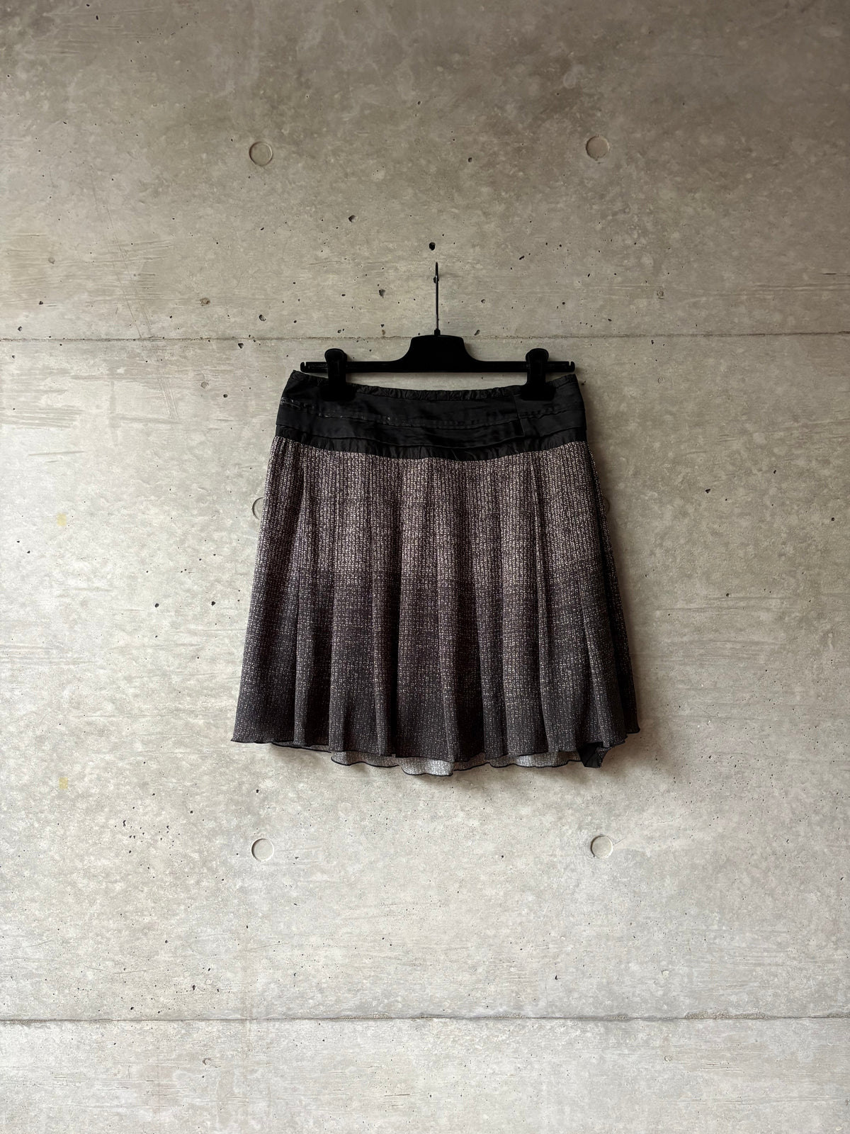 Women's Silk Pleated Skirt