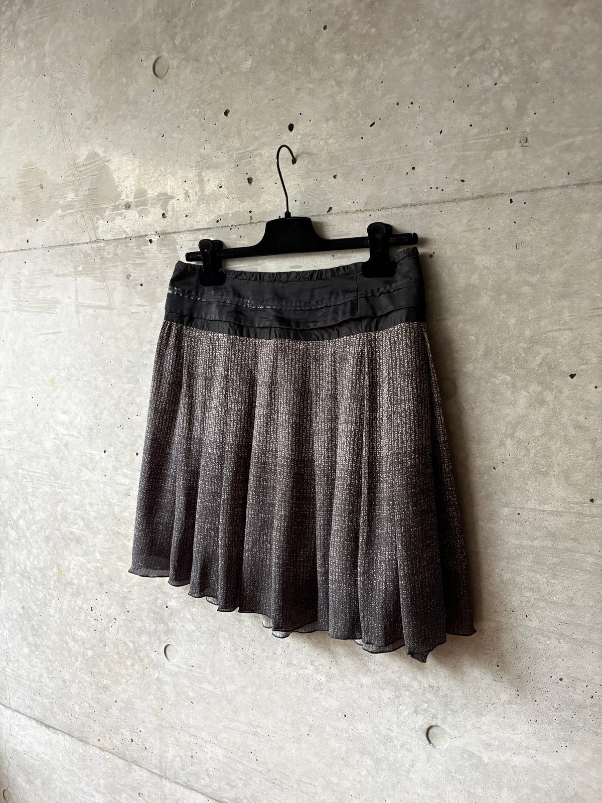 Women's Silk Pleated Skirt