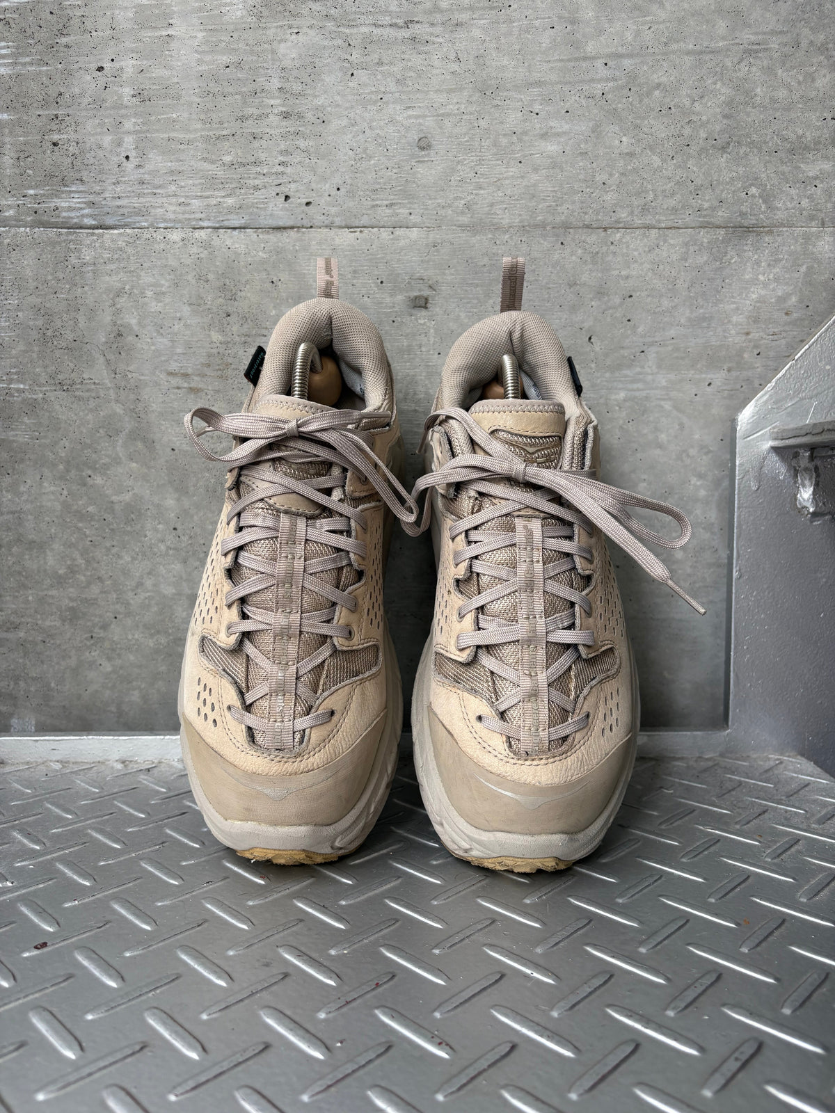 x Engineered Garments Beige Tor Ultra Low Sneakers