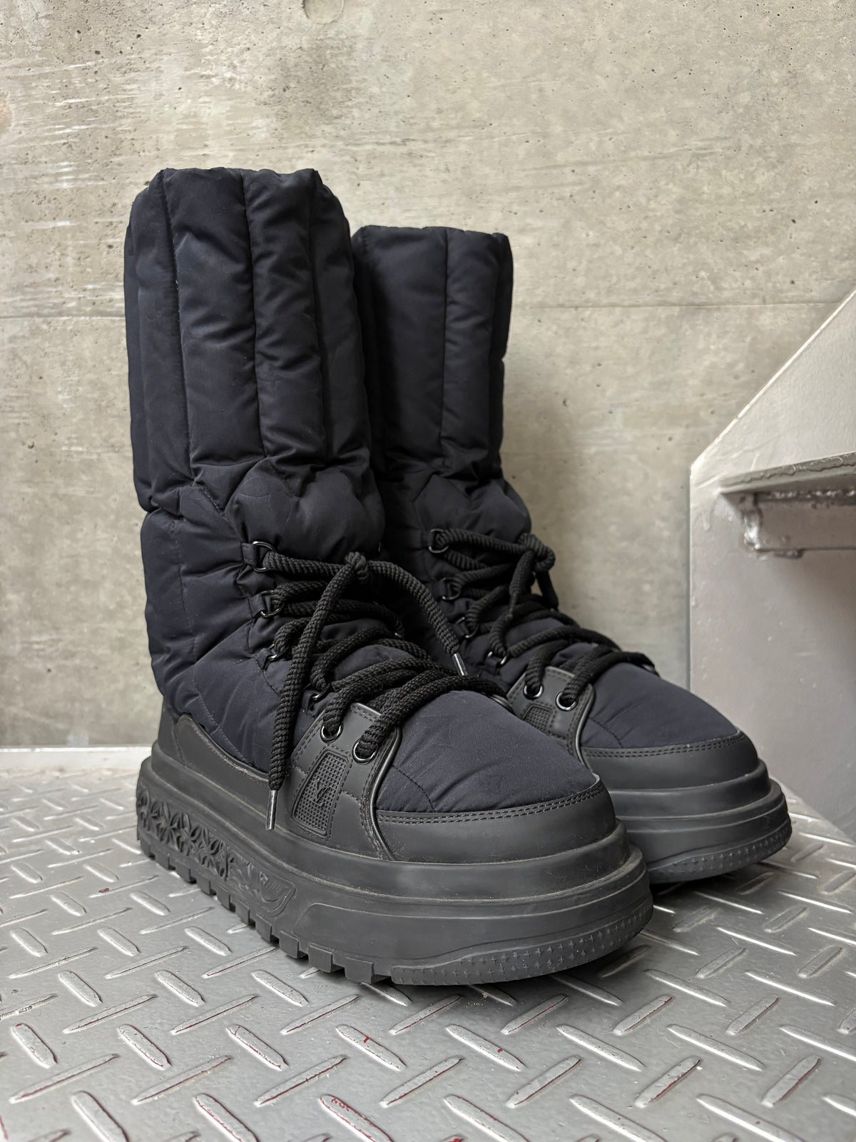 Monogram Puffer Boots