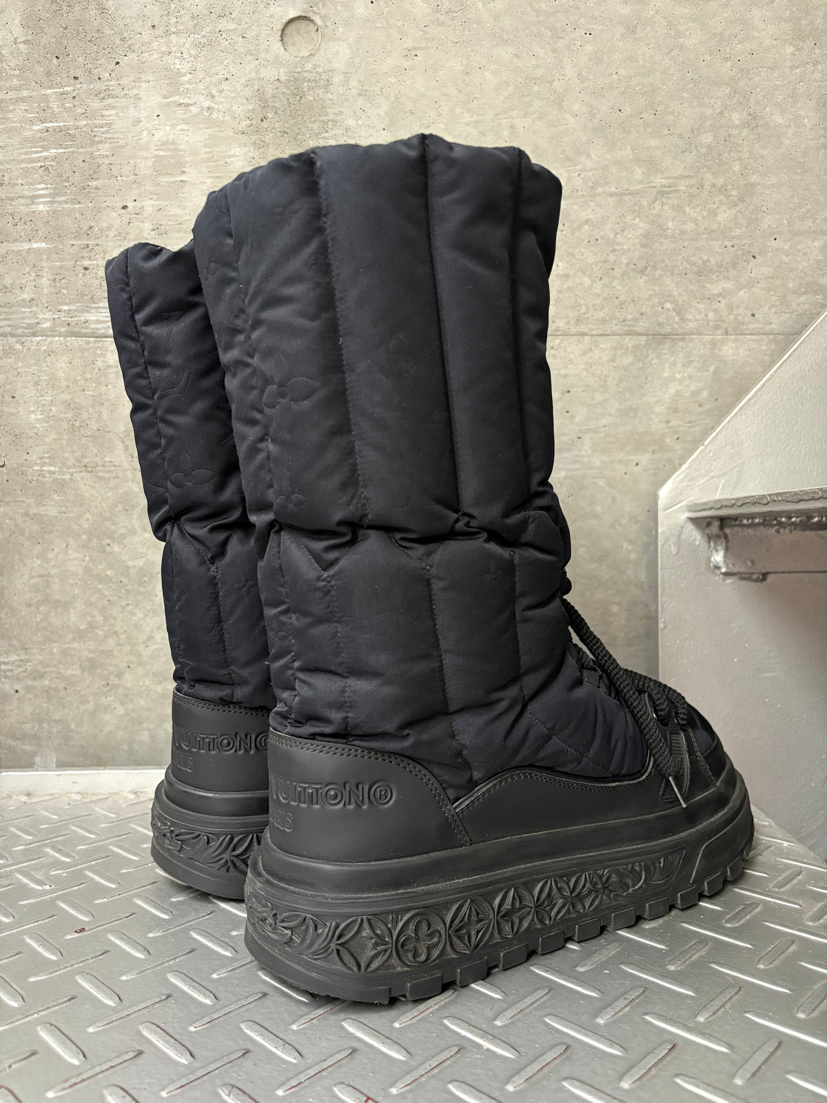 Monogram Puffer Boots