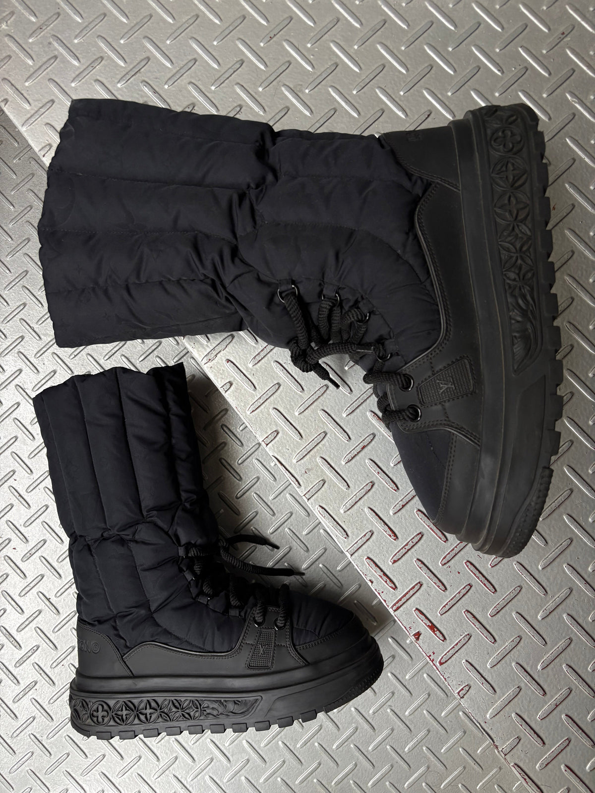 Monogram Puffer Boots