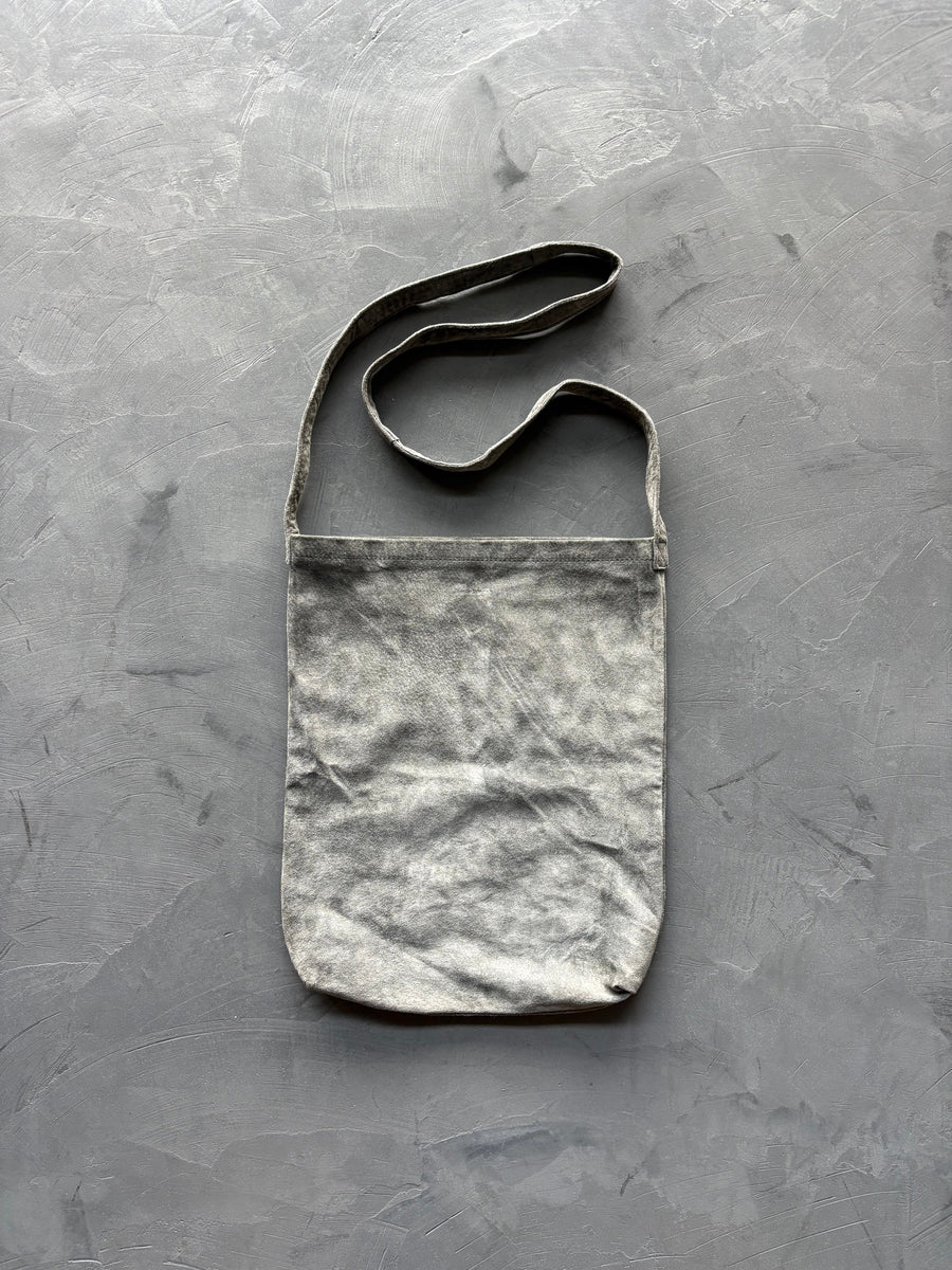 Pig Leather Shoulder Tote Bag, back view