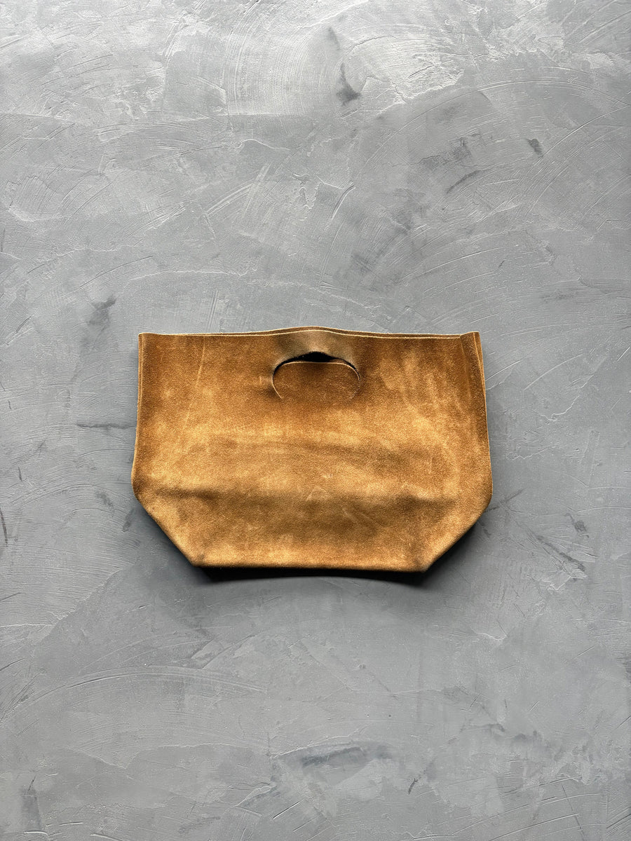 Beige Suede Handbag