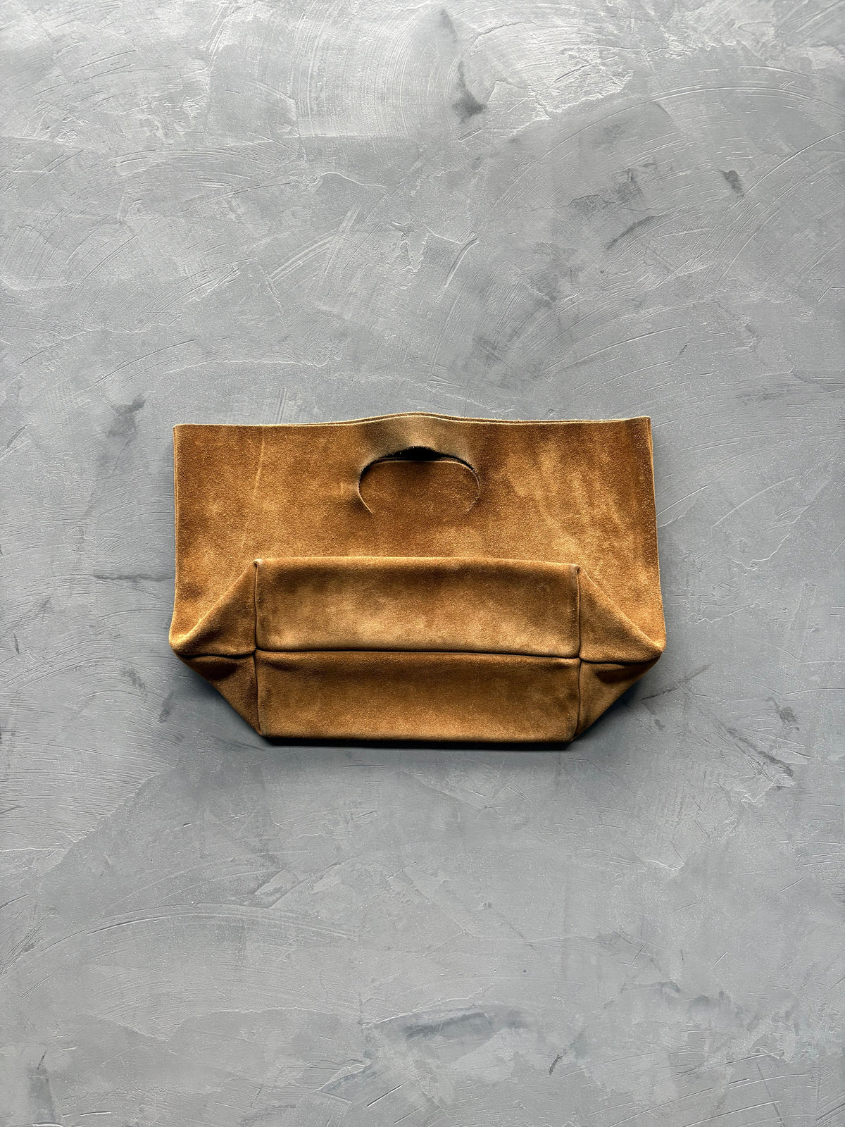 Beige Suede Handbag