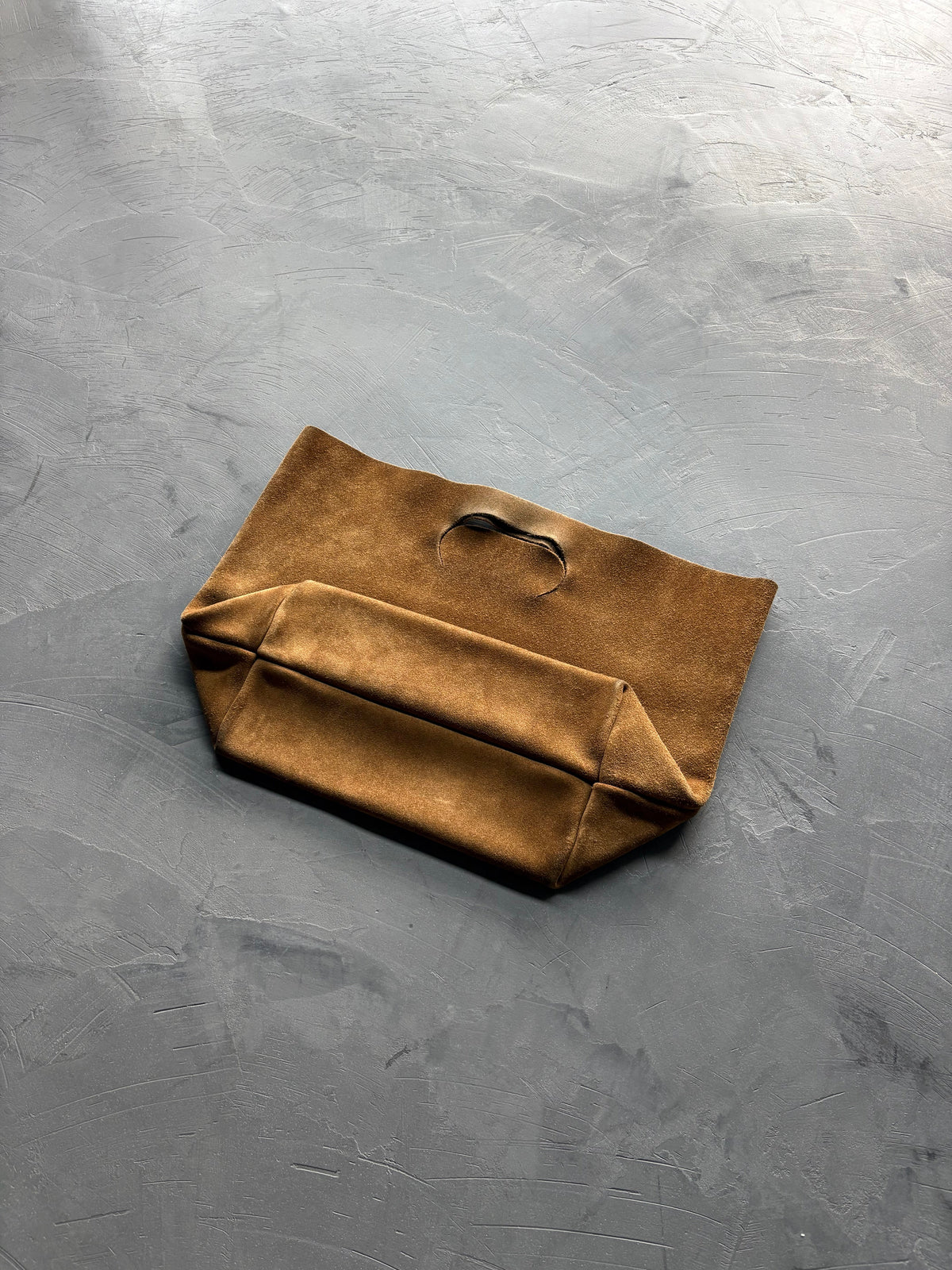 Beige Suede Handbag