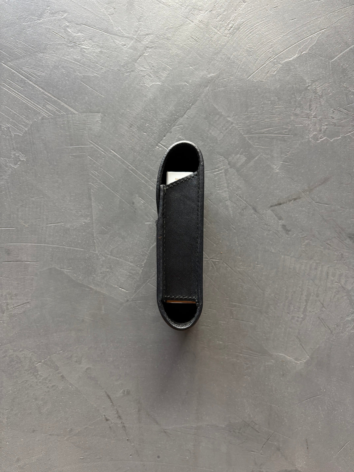 Black Nylon/Leather Cigarette Case