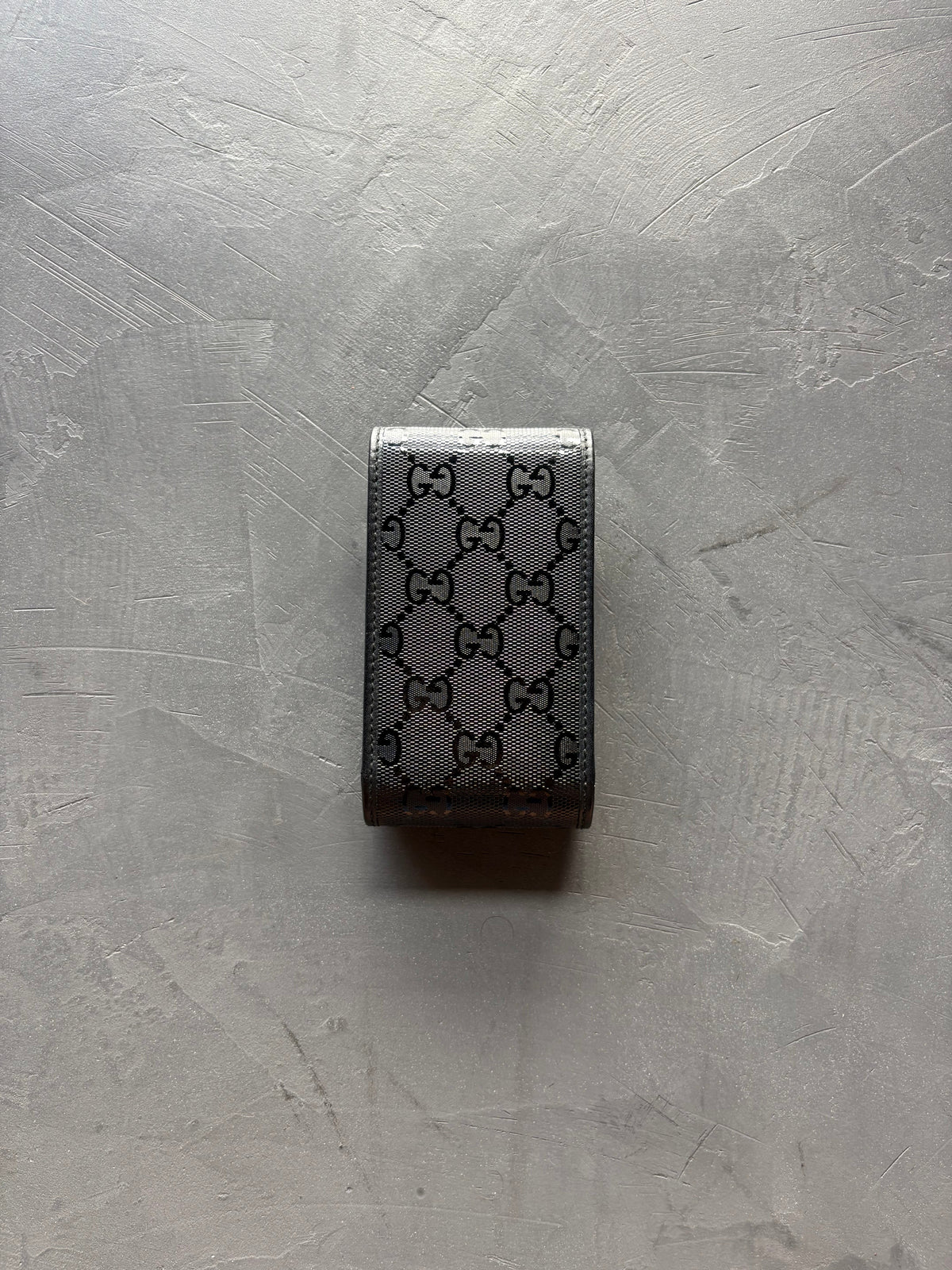 Black Nylon/Leather Cigarette Case