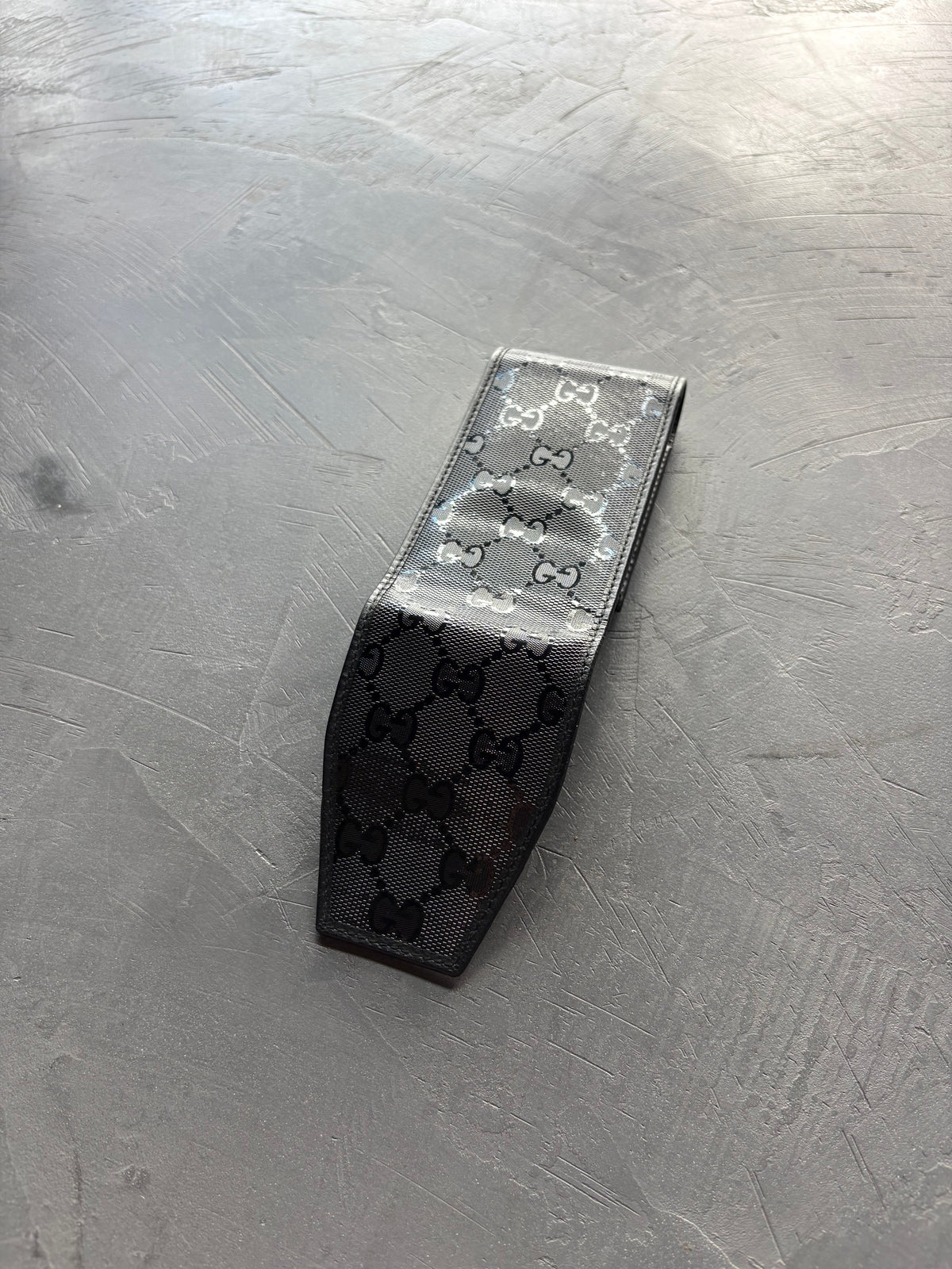 Black Nylon/Leather Cigarette Case