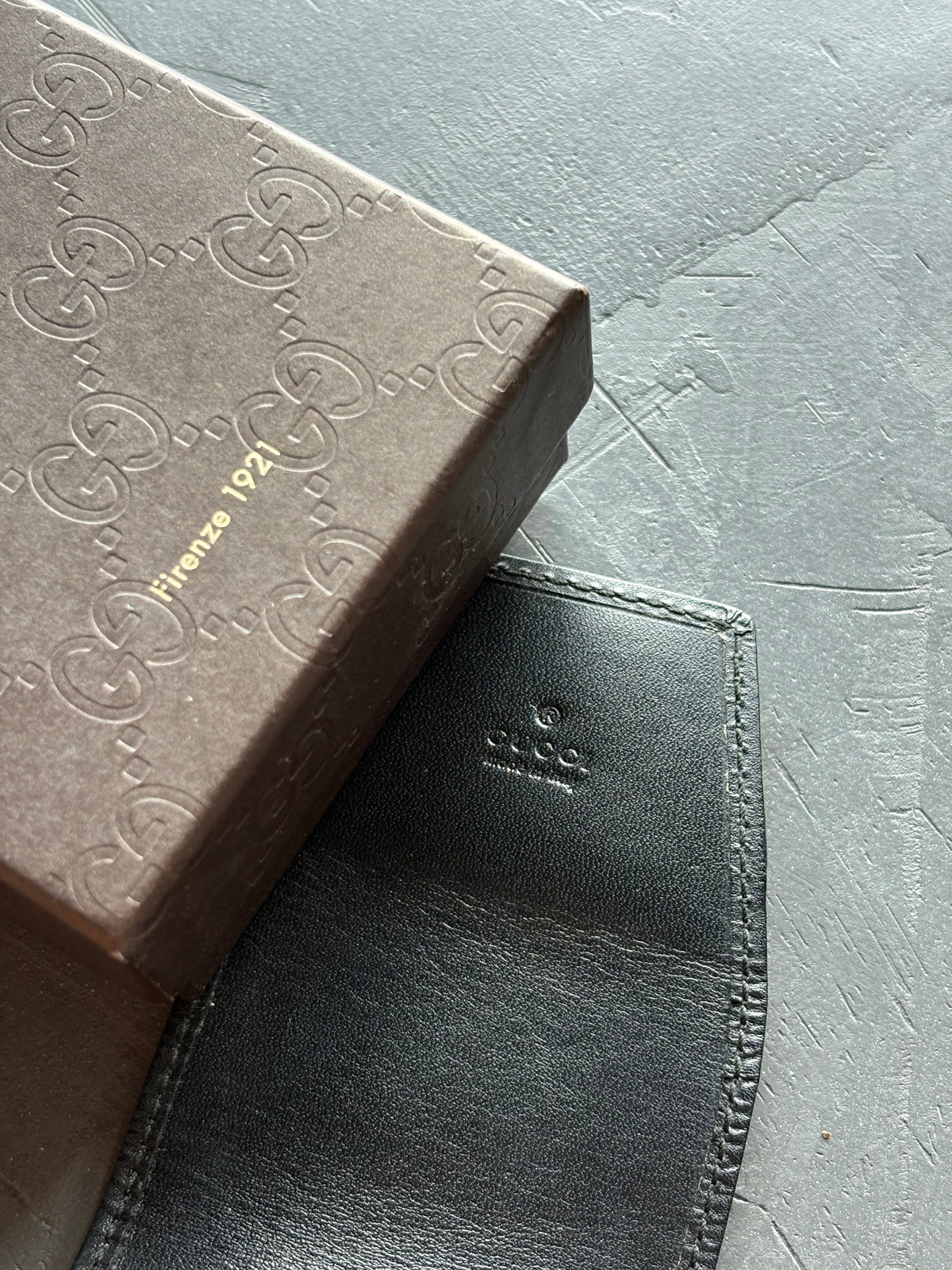 Black Nylon/Leather Cigarette Case