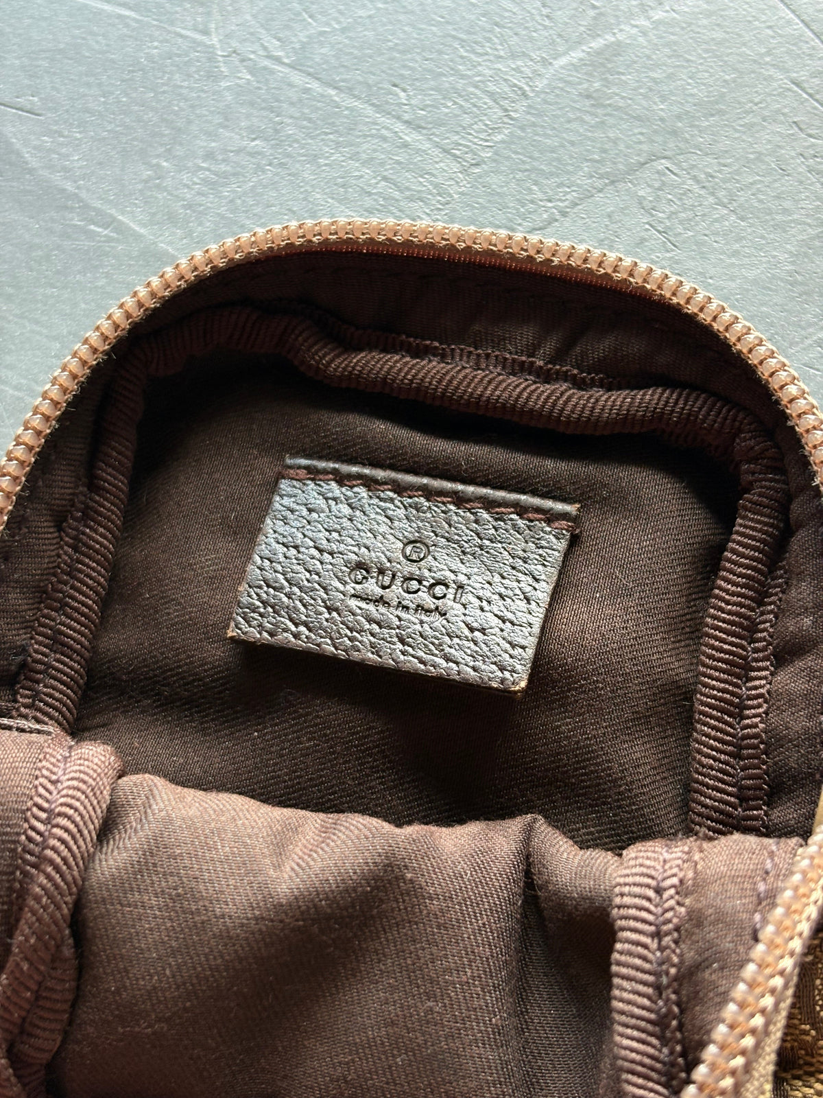 Canvas Cotton Beige Monogram Cigarette Pouch